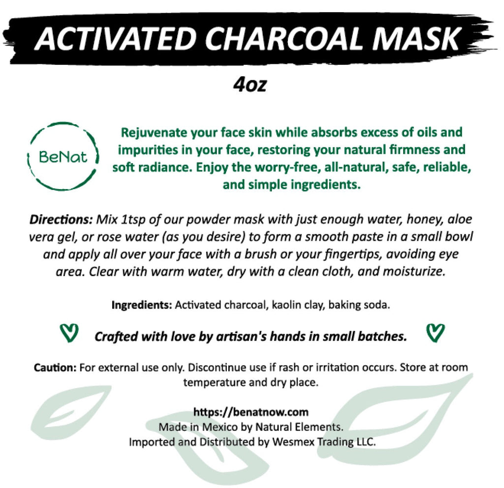 Purifying Charcoal Treatment