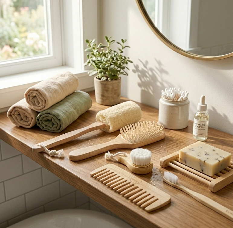 The Clean Living Bath Set