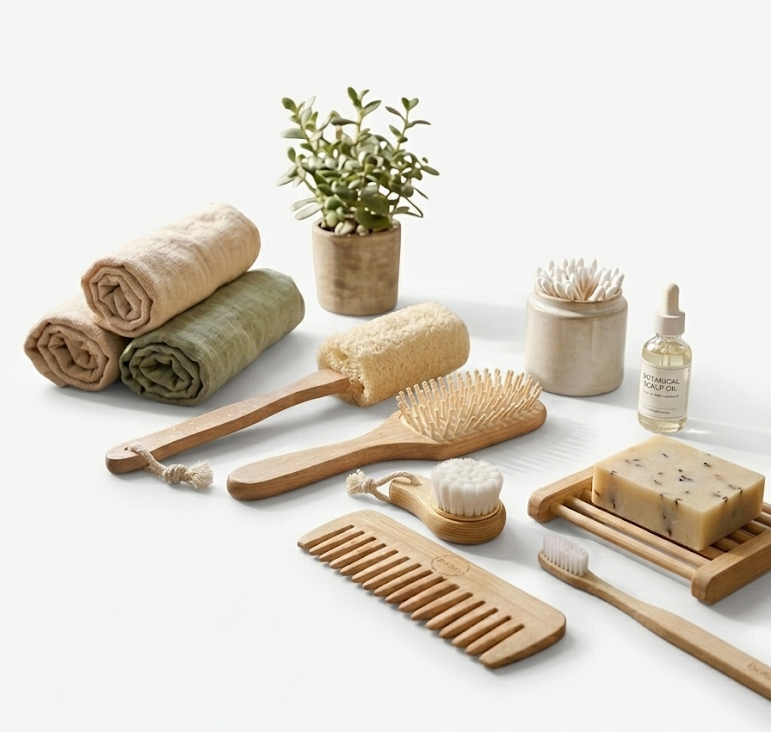 The Clean Living Bath Set